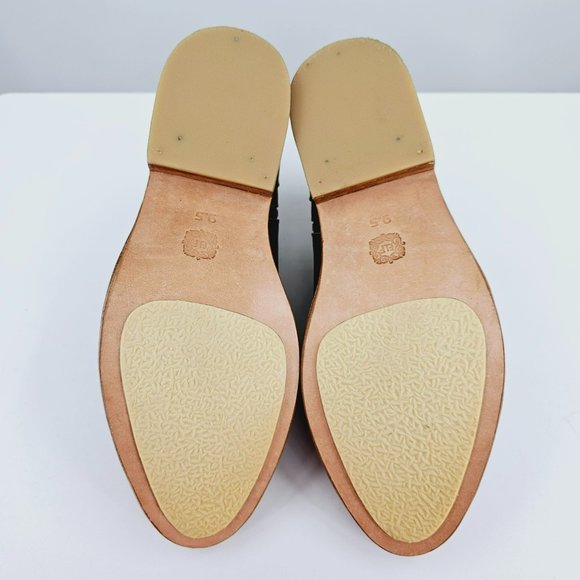 ELF Passage Lace Up Ankle Boots 9.5 Vintage Brown Leather Handmade Quality New - Picture 10 of 12